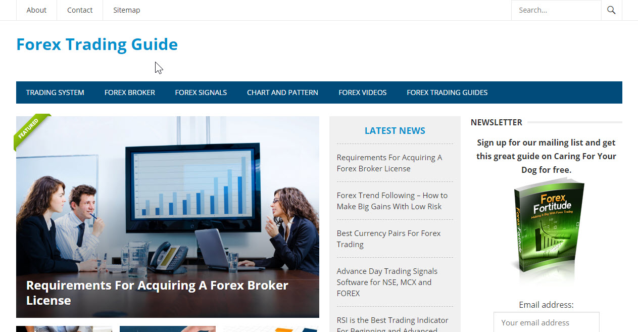 ForEx Turnkey Magazine & Amazon Affiliate Store | Financial Industry Website