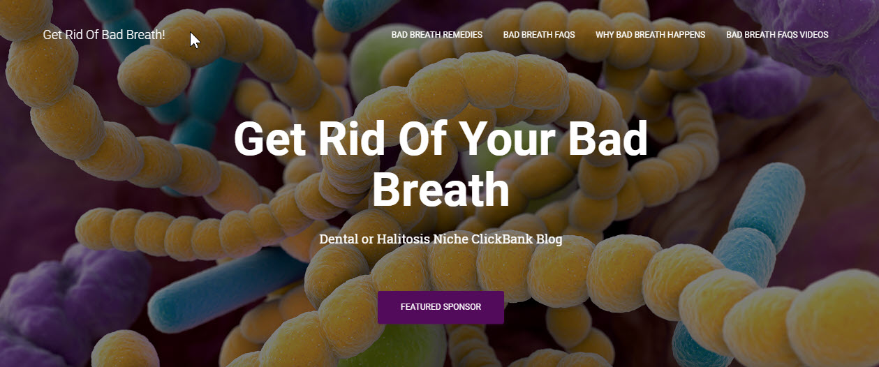 Bad Breath Turnkey Blog | Dental Health Industry Website